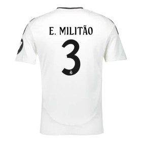 Real Madrid E. Militao 3 Hjemme 2024-25 - Fodboldtrøjer (S/S)